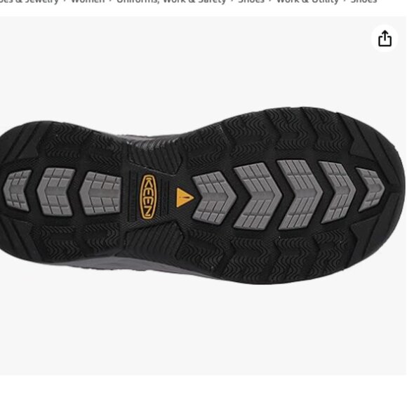 KEEN Utility womens Atlanta Cool 2 Low Steel Toe Esd Work Shoe, Gargoyle/Blue - Picture 4 of 6